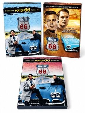 Route 66 TV Series Complete Seasons 1-3 Boxed DVD Sets Martin Milner, Maharis+
